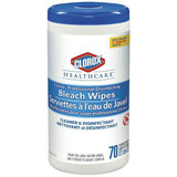  Clorox Healthcare Professional Disinfecting Bleach Germicidal Wipes,70 Pack (6/Case) 