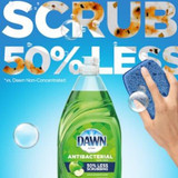 DAWN Dawn Ultra Antibacterial Dishwashing Liquid Dish Soap, Apple Blossom Scent, 2.64 L/89.26 oz (6/Case) 