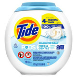  Tide Liquid Pods Free & Gentle 76 Count 60 oz/3.75 lbs (4/Case) 