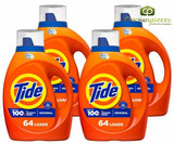  Tide Liquid Laundry Detergent, Original Scent, 84 fl oz/5.25 LBS (4/Case) 