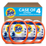  Tide Power PODS Professional Laundry Detergent 63 Pods(4/Case) 