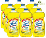  Lysol Power and Fresh Lemon Scent Pourable Multi-Surface Liquid Cleaner, 1.2 L/40.5 oz (9/Case) 