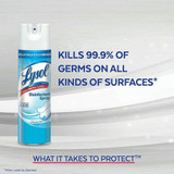  Lysol Disinfectant Aerosol Spray, Crisp Linen Scent, 539 g/1.19 LBS (12/Case) 