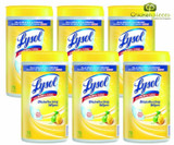 Lysol LYSOL® Disinfecting Wipes - Citrus - 75 Wipes (6/Case) 
