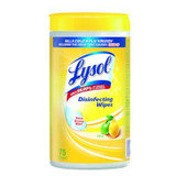 Lysol LYSOL® Disinfecting Wipes - Citrus - 75 Wipes (6/Case) 