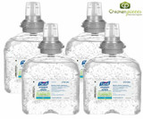 Purell TFX Advanced Gel Hand Sanitizer Refill, 70% Alcohol Content, 1,200 mL/40.58 oz (4/Case) 