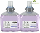  Gojo TFX Premium Foam Cranberry Scent Hand Soap Refills with Skin Conditioners 1,200 mL/40.58 oz (2/Case) 