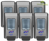 purell Purell® FMX-20 Push-Style Healthy Soap Dispenser, Graphite2,000 mL/67.63 oz Capacity (6/Case) 