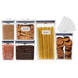  OXO SoftWorks POP Container Set, 6-Piece | Airtight Storage 