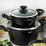  Lagostina Endura Ceramic Non-Stick Cookware Set, 13-Piece 
