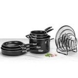  Cuisinart 11-Piece Non-Stick Nesting Cookware Set, Induction-Ready 