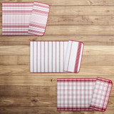  Kitchen Works Dish Cloths, 30-Pack, Soft & Absorbent 100% Cotton 