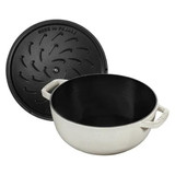 Staub STAUB Winter Essential French Oven with Snowflake Lid, 3.75qt, Cast Iron 