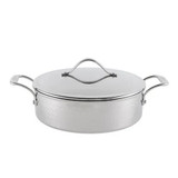  Lagostina Hammered 5-Ply Clad Stainless Steel Induction compatible Cookware Set, 8-Piece 