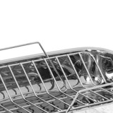  Lagostina 18/10 Stainless Steel Roasting Pan with Rack, 39cm x 28cm 3.2, kg/7 lbs 