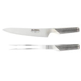  Global Carving Unique Convex Edge Knife Set, 2-piece 