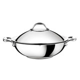  Lagostina Accademia Wok with Tempura Rack, 30 cm,  5 L/1.3 Gallon 