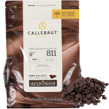 Callebaut 811 Finest Belgian Dark Chocolate Semisweet Callets 2.5kg/5.5lbs  - chicken pieces