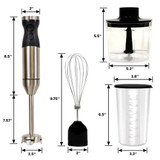  Kenmore Immersion Hand Blender with Food Chopper and Whisk 