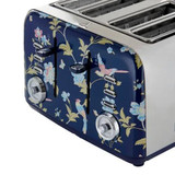  Laura Ashley 4 Slice Toaster, Elveden Navy 2.22 kg/4.9 lbs 