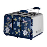  Laura Ashley 4 Slice Toaster, Elveden Navy 2.22 kg/4.9 lbs 