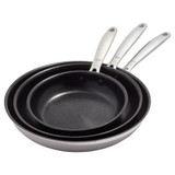  OXO Softworks 3-Ply Non-Stick stainless steel Skillet Set, 3-piece 