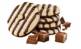 Voortman Cookie Fudge Striped Shortbread No Sugar 320GR/11.28oz (12/Case)