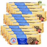 Voortman Cookie Fudge Striped Shortbread No Sugar 320GR/11.28oz (12/Case)