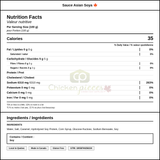 V H Foods Sauce Asian Soya 3.6L/7.94lbs (2/Case) - Canadian Made — Nutrition and Ingredients Label — www.chickenpieces.com