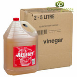 Allens Vinegar Apple Cider 5L/1.3Gal (2/Case)-Canadian Made