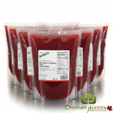 Sysco Classic Topping Strawberry Pouch 1L/2.20Lbs (8/Case)-Canadian Made