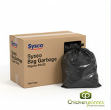 Sysco Classic Bag Garbage Regular Black 20x22 (500/Case)-Canadian Made