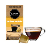 Zavida Coffee Crème Brulée Aluminum Capsules Compatible with Nespresso Original System 045kg/0.99Lbs (60/Case)
