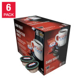 Goodhost Dark Roast Coffee K-Cup Pods 2.76kg/6.08Lbs (72/Case)