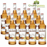 Monin Premium Brown Butter Toffee Flavoring Syrup 750mL/25.36oz (12/Case)