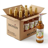 Monin Premium Pumpkin Pie Flavoring Syrup 750mL/25.36oz (12/Case)