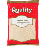 Quality Huskelss Urad Dal Dhuli Beans Quality Bulk Large 5kg/11Lbs (2/Case)