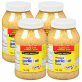 No Name Chopped Garlic Quality Bulk Large 1kg/2.20LBS (2/Case)-Canadian Made