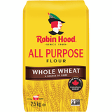 Robin Hood Whole Wheat Flour Quality Bulk Large 2.5kg/5.51LBS(2/Case)-Canadian Made