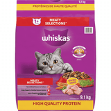 Whiskas Meaty Selections Quality Bulk Large 9.1kg/20lbs (2/Case)