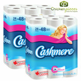 Cashmere Soft & Thick Toilet Paper Quality Bulk Large 24 Double Rolls (2/Case)-Canadian Made