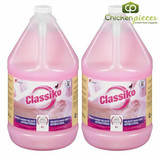 Classiko Body & Hand Soap, Pink Quality Bulk Large 4L/8.45Lbs (2/Case)-Canadian Made
