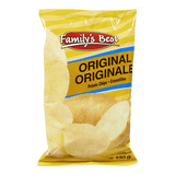 Family's Best Potato Ships, Original Quality Bulk Large 130g/4.58oz (2/Case)