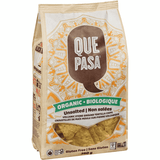 Que Pasa Unsalted Tortilla Chips Quality Bulk Large 350g/12.34oz (2/Case)-Canadian Made