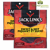Jack Links Sweet & Hot Beef Jerky Quality Bulk Large 80g/2.82oz (2/Case)