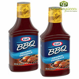 Kraft Original BBQ Sauce Quality Bulk Large 455ml/15.39oz (2/Case)-Canadian Made
