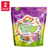 Huer Assorted Sour Gummies, Candy 1.2kg/2.65Lbs (2/Case)