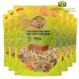 Amira Whole Roasted & Salted Cashews 600g/1.32 lbs
