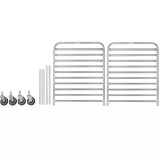 10 Pan End Load Bun Sheet Commercial Baking Pastry Bread Pan Rack Bakery Storage