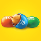 M&M's Party Size Peanut Milk Chocolate Candies 800g/1.76Lbs
